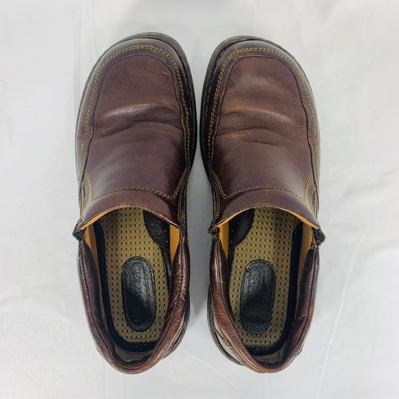 Born Brown Leather Slip On Casual Shoes Men’s 10 W main image 4